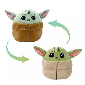 6 inch Disney Star Wars Baby Yoda Plushie REVERSIBLE